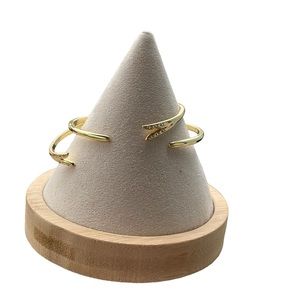 Michelle‎ Campbell Gold Talon Bracelet Set Rachel Zoe Box of Style $215 NEW